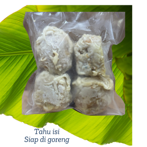 Tahu isi (Stuffed fried tofu)