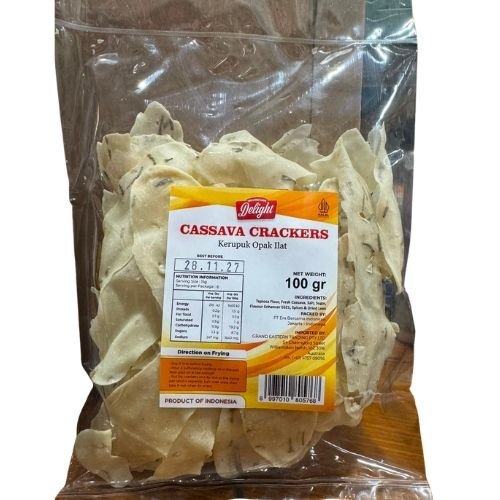 Cassava Crackers Raw Thin