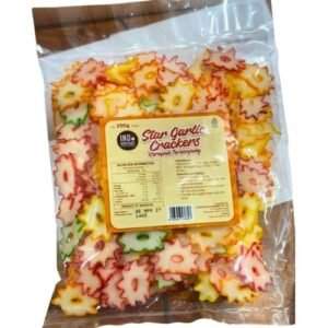 Garlic Crackers Star Colored Krupuk Bintang Warna